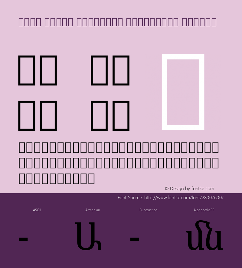 Noto Serif Armenian Condensed Medium Version 2.040;GOOG;noto-source:20181019:f8f3770;ttfautohint (v1.8.2)图片样张