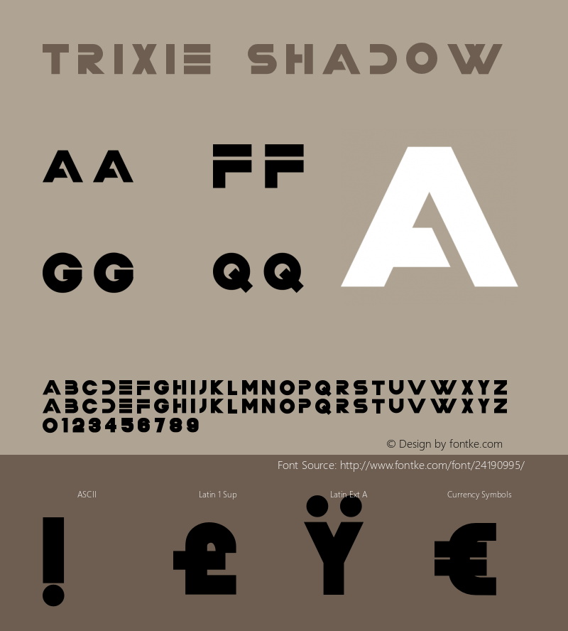 Trixie-Shadow Version 1.000;PS 001.001;hotconv 1.0.56图片样张