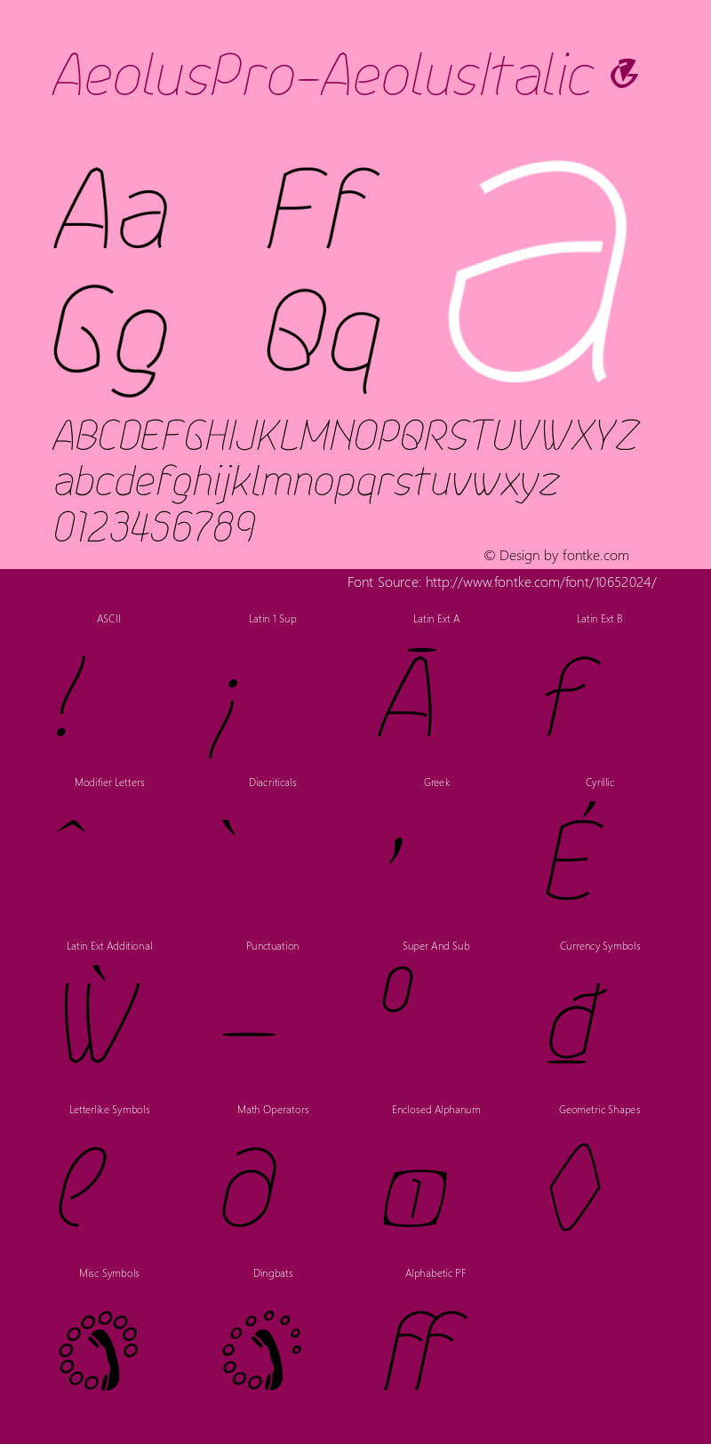 AeolusPro-AeolusItalic ☞ Version 1.000;com.myfonts.easy.dbsv-moulding-ideas.aeolus-pro.italic.wfkit2.version.4bWw图片样张