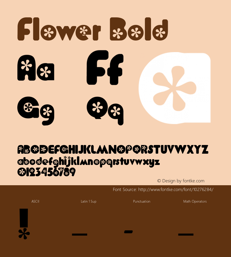 Flower Bold Altsys Fontographer 4.0.5J 99.5.25图片样张