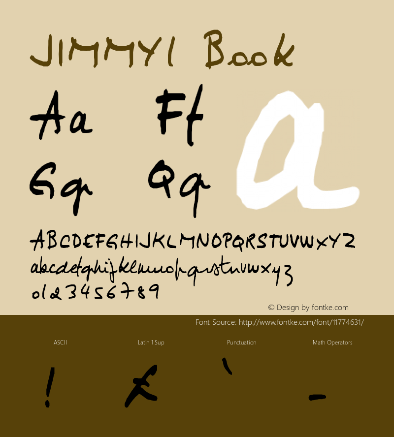 JIMMY1 Book Version 1.0图片样张