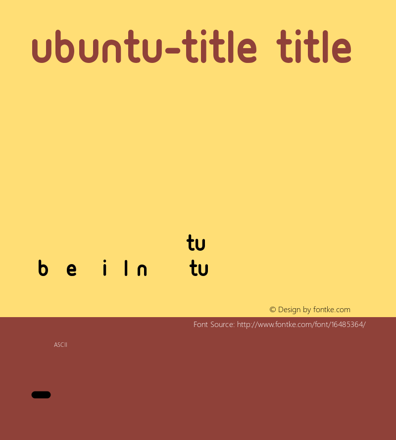 Ubuntu-Title Title Version 002.000图片样张