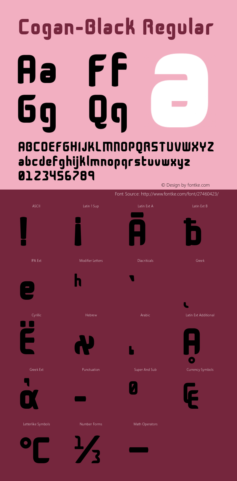 Cogan-Black Regular Version 1.000;com.myfonts.easy.leandro-ribeiro-machado.cogan.black.wfkit2.version.4ibZ图片样张