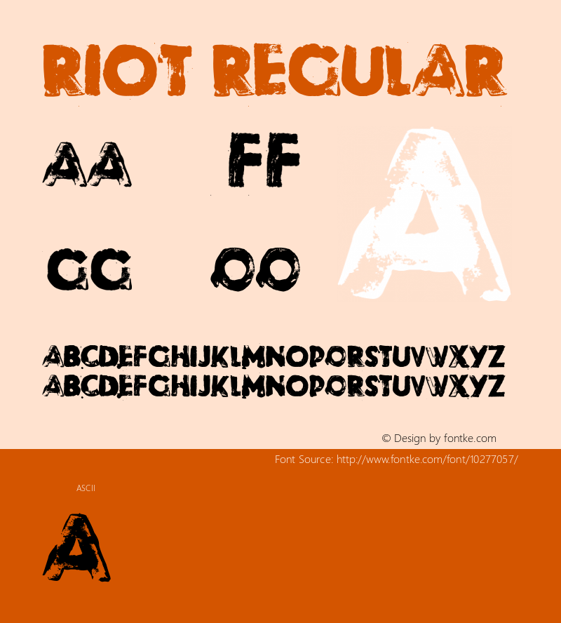 Riot Regular Version 1.000图片样张