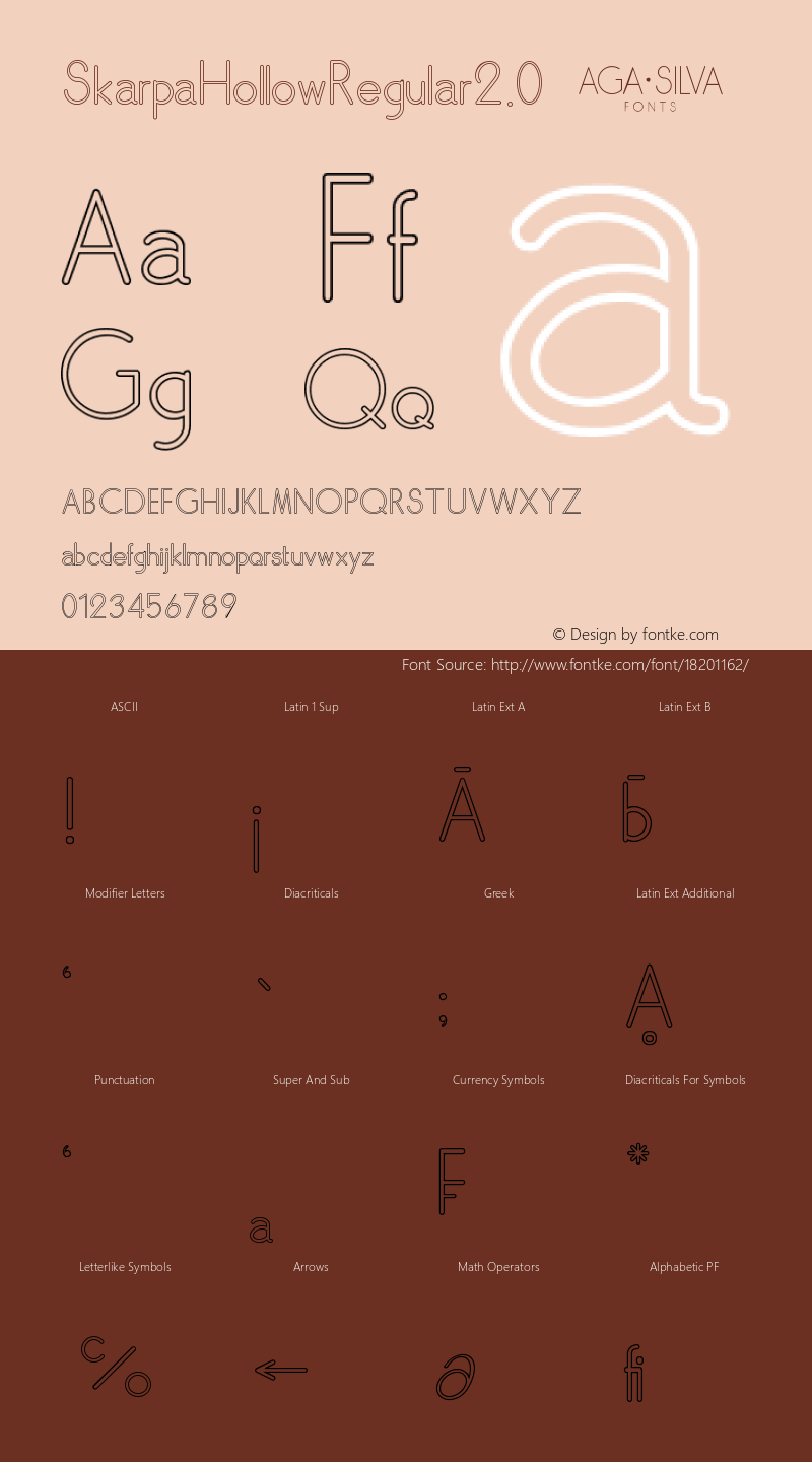 SkarpaHollowRegular2.0 ☞ Version 2.00 July 4, 2013;com.myfonts.agasilva.skarpa-2.0.hollow-regular.wfkit2.42B1图片样张