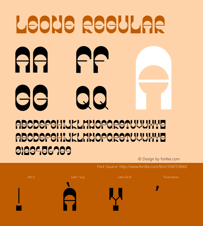 Leone Version 1.004;Fontself Maker 3.5.4图片样张