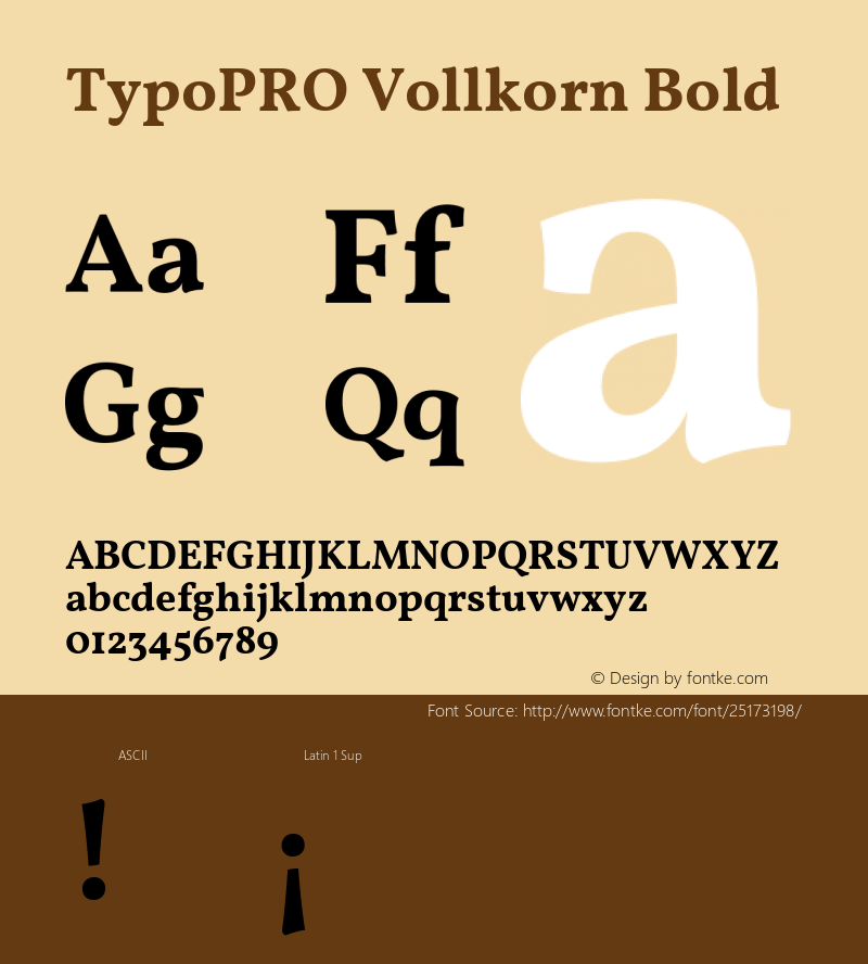 TypoPRO Vollkorn Bold Version 4.015图片样张