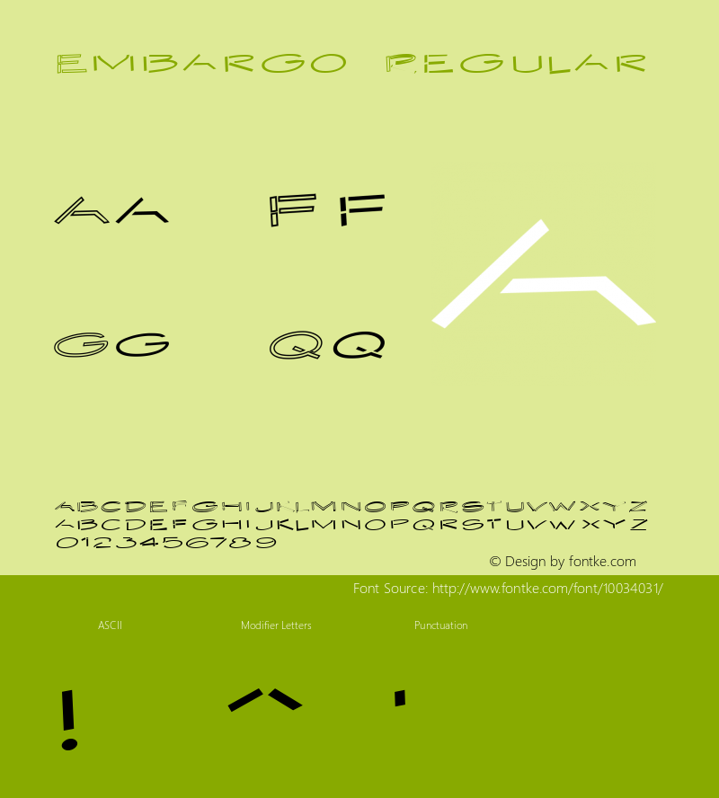 Embargo Regular 001.003图片样张