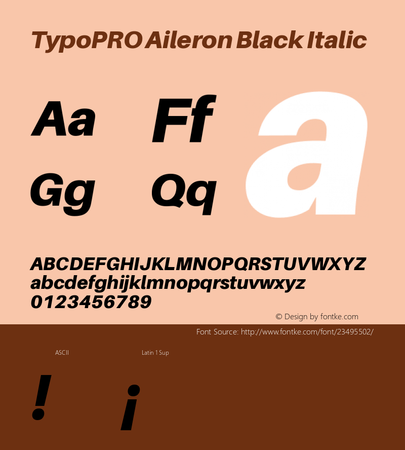 TypoPRO Aileron Black Italic Version 1.102;PS 001.102;hotconv 1.0.70;makeotf.lib2.5.58329图片样张