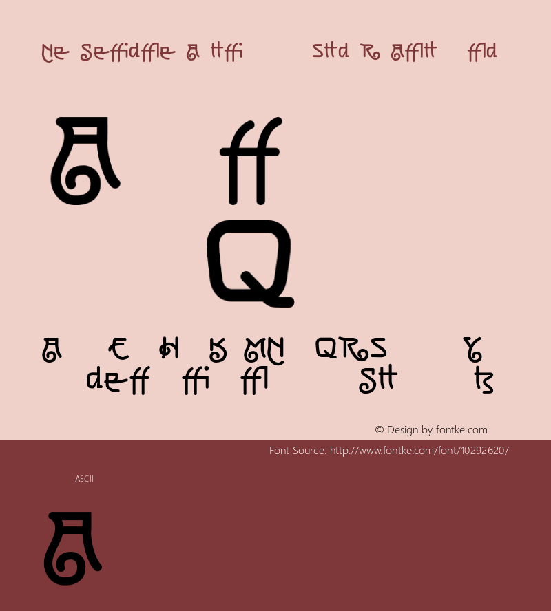 NeuseidlerAntiqua LT Std RgAlt Bold Version 1.000;PS 001.000;Core 1.0.38图片样张