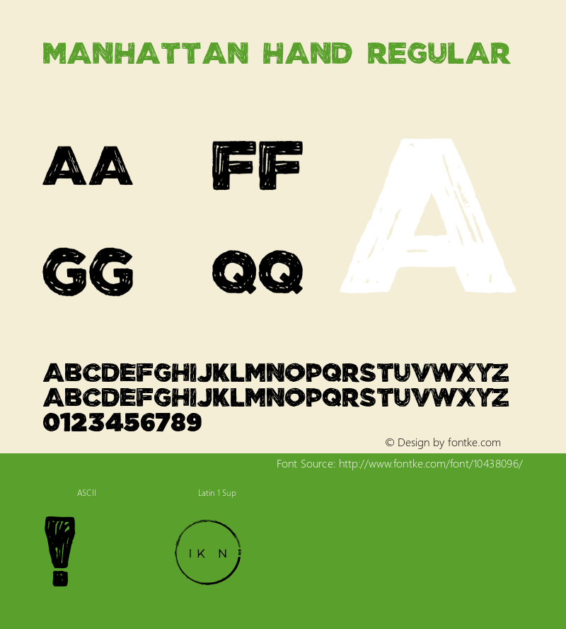 Manhattan Hand Regular Version 1.001图片样张
