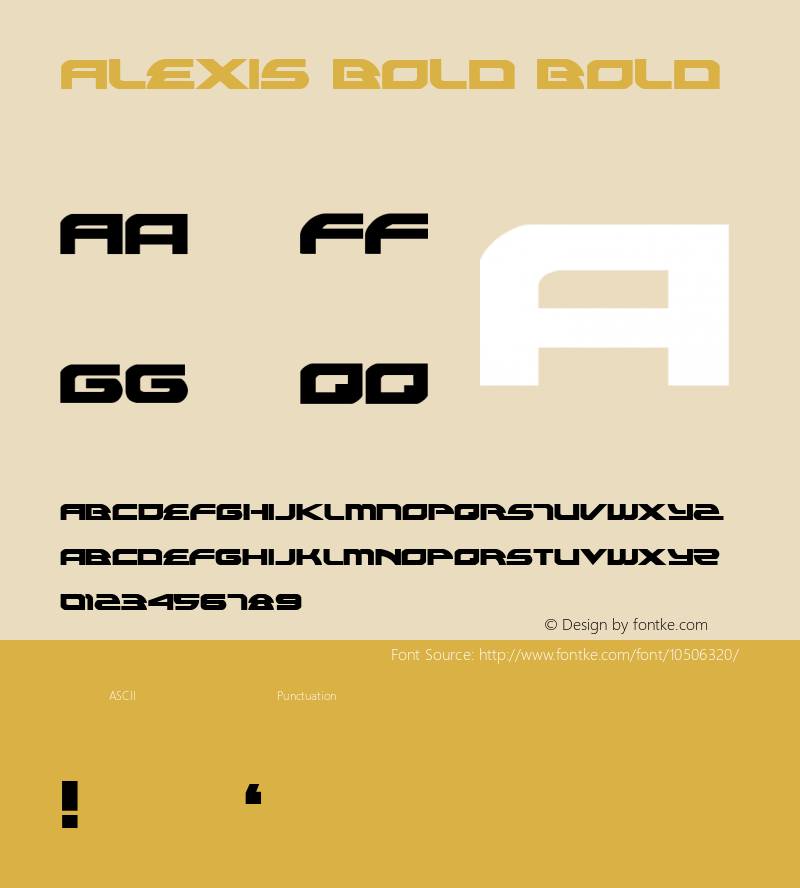 Alexis Bold Bold 001.000图片样张