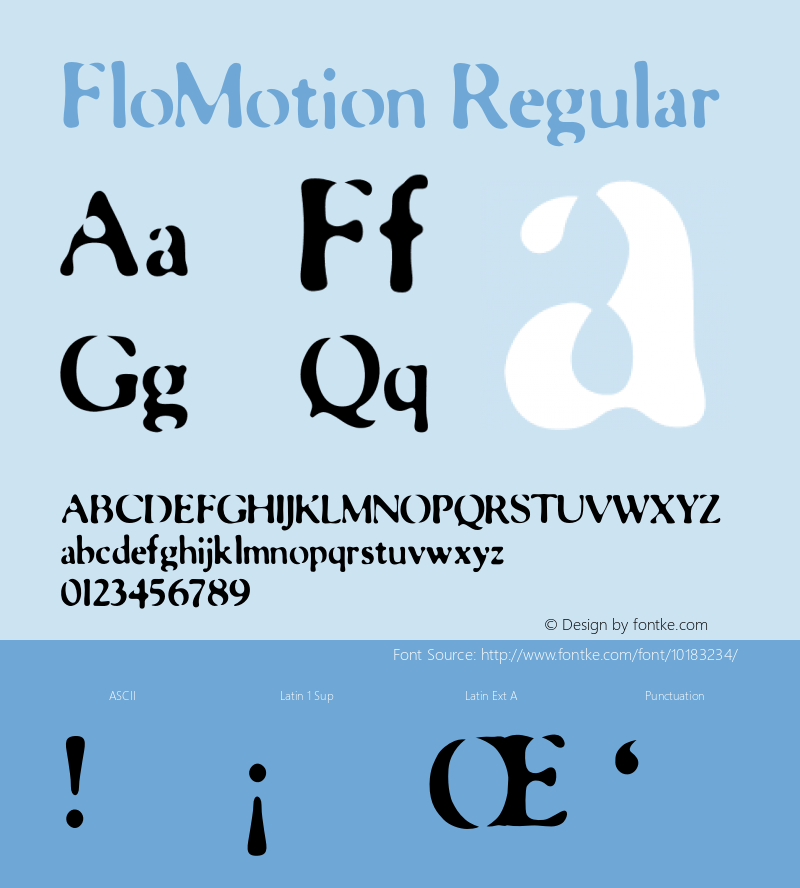 FloMotion Regular 001.000图片样张