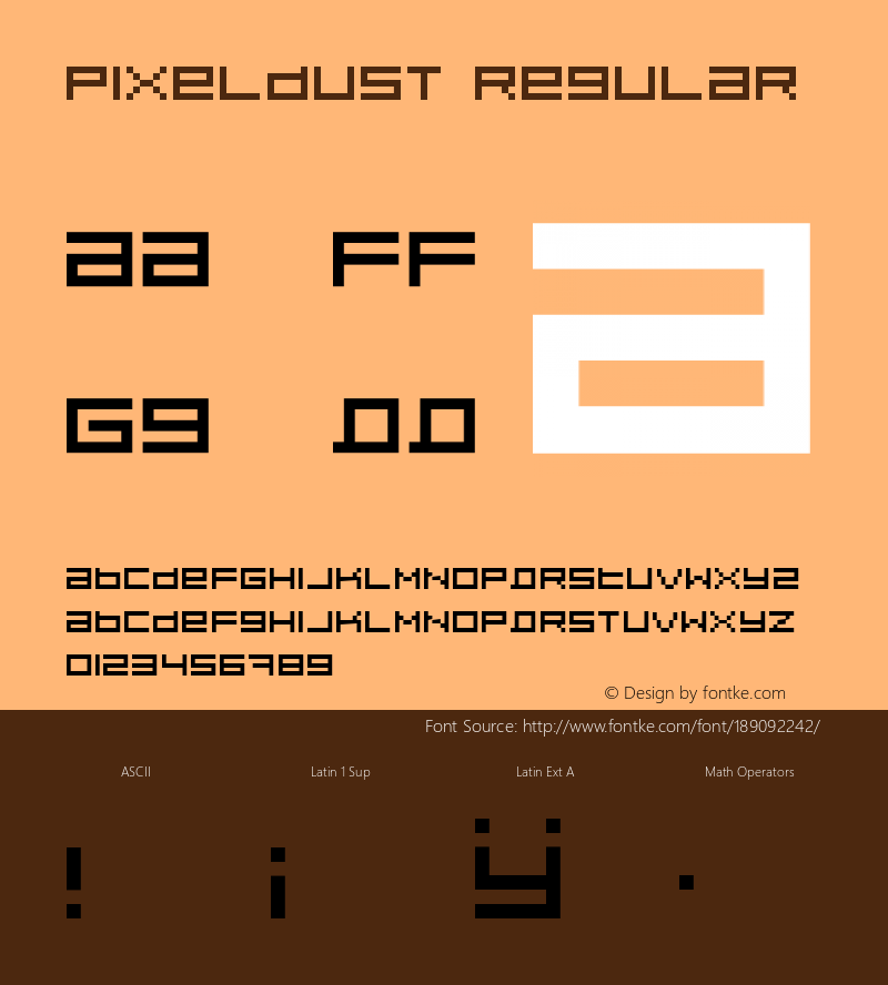 Pixeldust Version 1.0; 2001图片样张