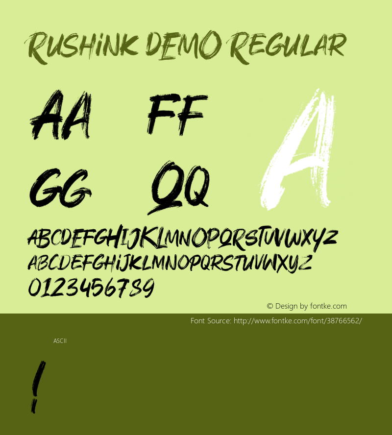 Rushink DEMO Version 1.000图片样张