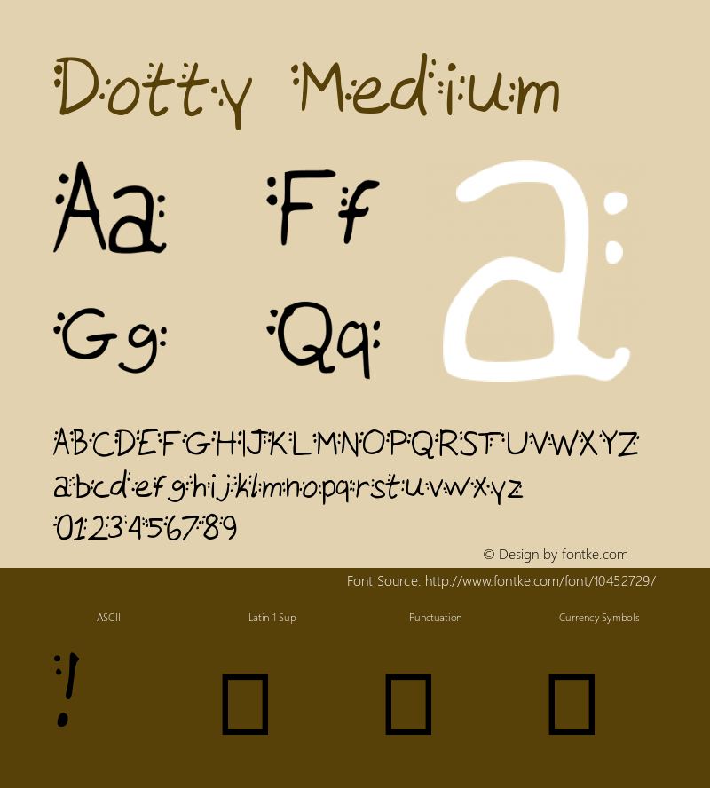 Dotty Medium Version 001.000图片样张