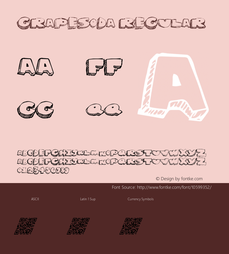 GrapeSoda Regular Version 1.00 October 5, 2014, initial release图片样张