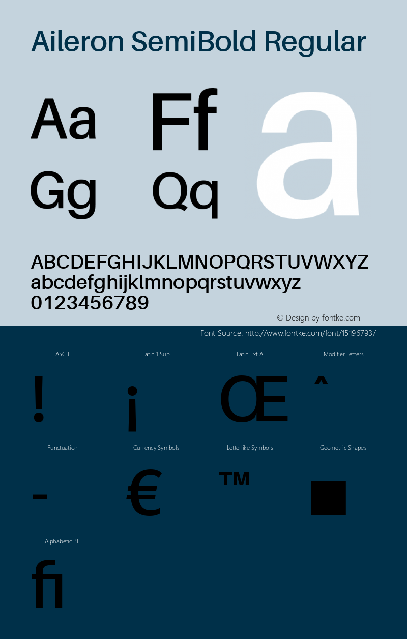 Aileron SemiBold Regular Version 1.000;PS 001.000;hotconv 1.0.70;makeotf.lib2.5.58329图片样张