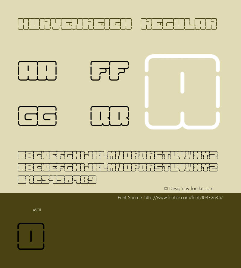 Kurvenreich Regular Version 1.002;PS 001.002;hotconv 1.0.56;makeotf.lib2.0.21325图片样张