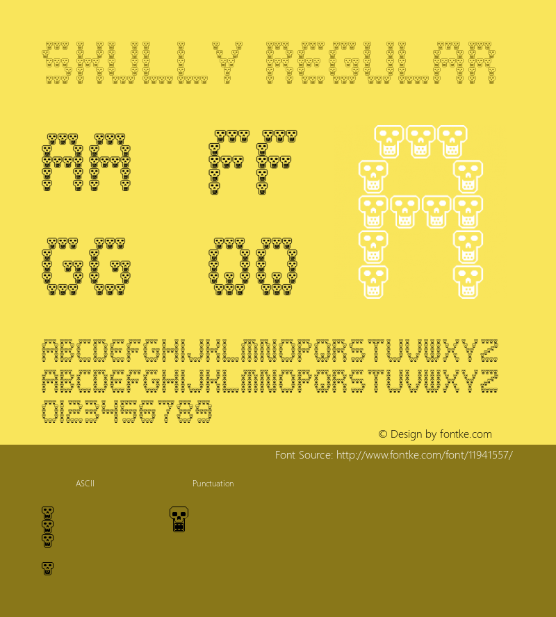 skully Regular Version 1.0图片样张