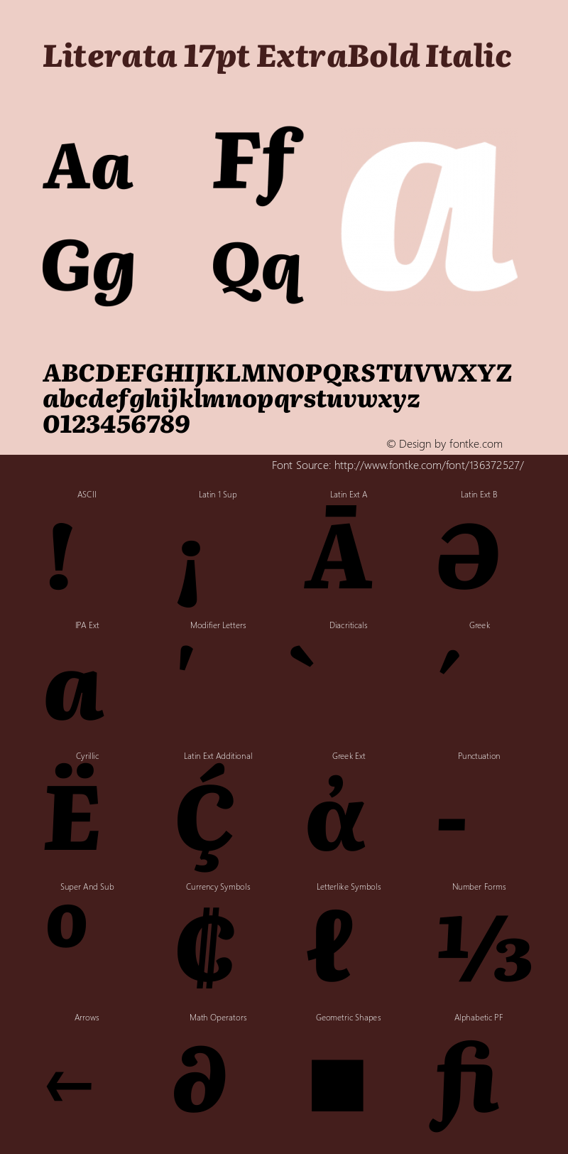 Literata 17pt ExtraBold Italic Version 3.002图片样张