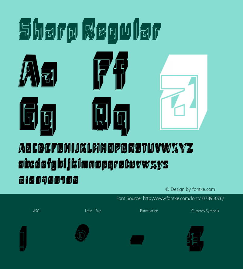 Sharp Regular Version 1.000图片样张