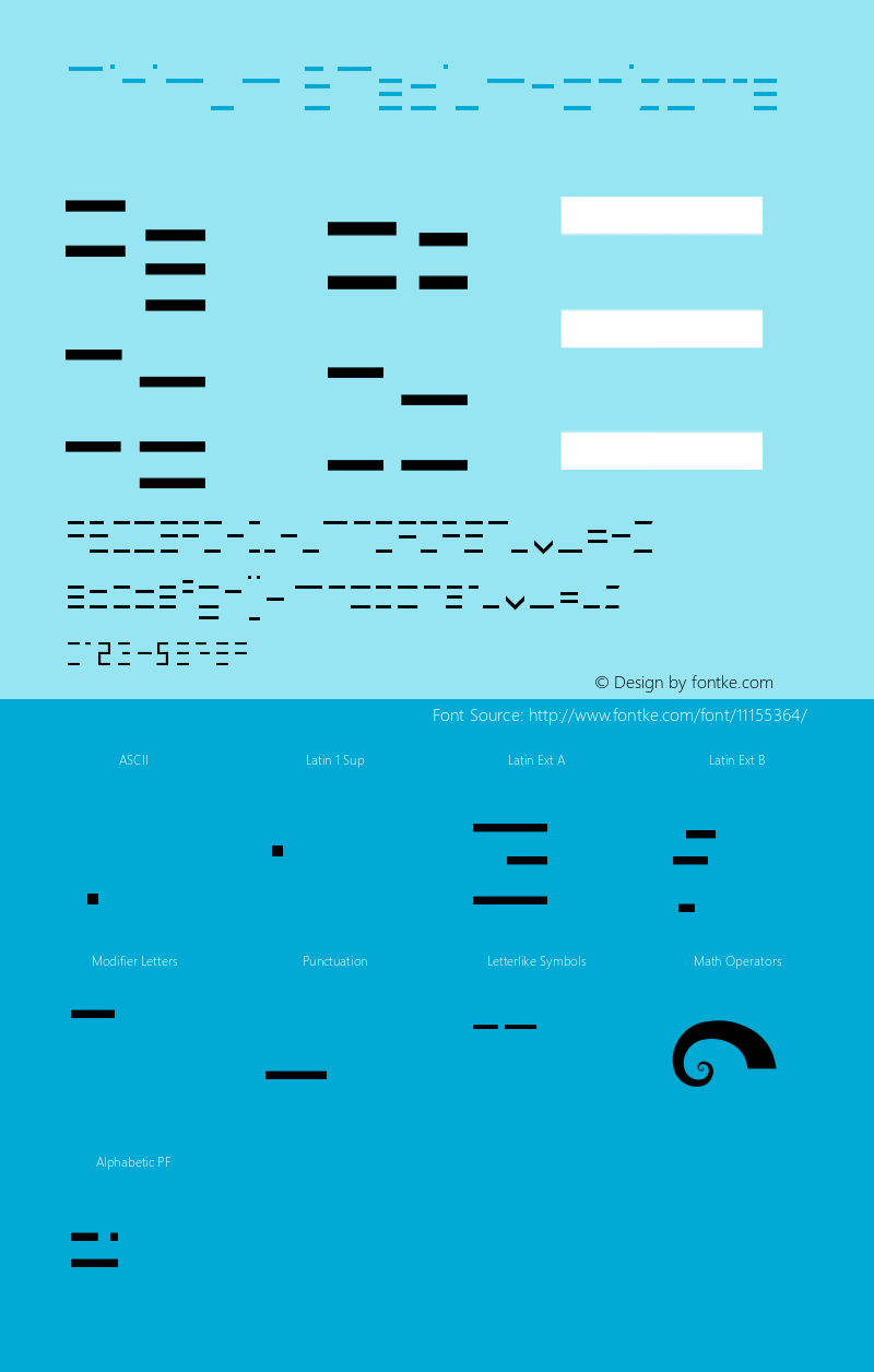 Minimum BMediumHorizontal Version 001.000图片样张