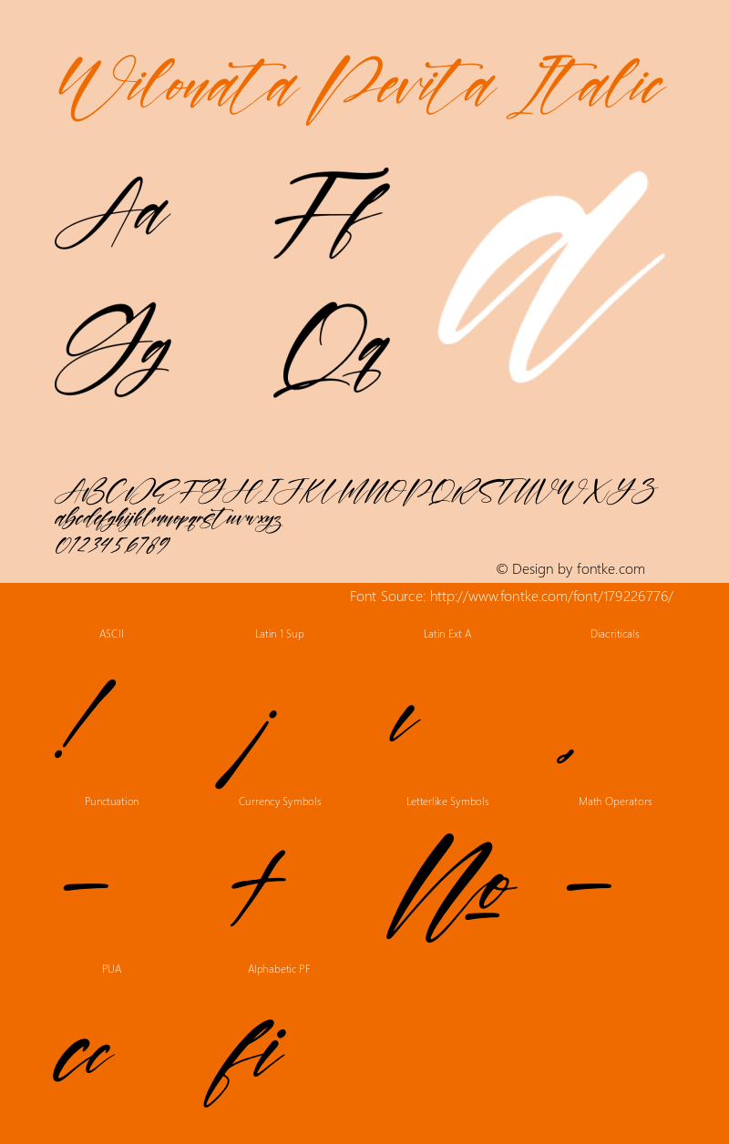 Wilonata Pevita Italic Version 1.00;September 16, 2021;FontCreator 13.0.0.2683 64-bit图片样张