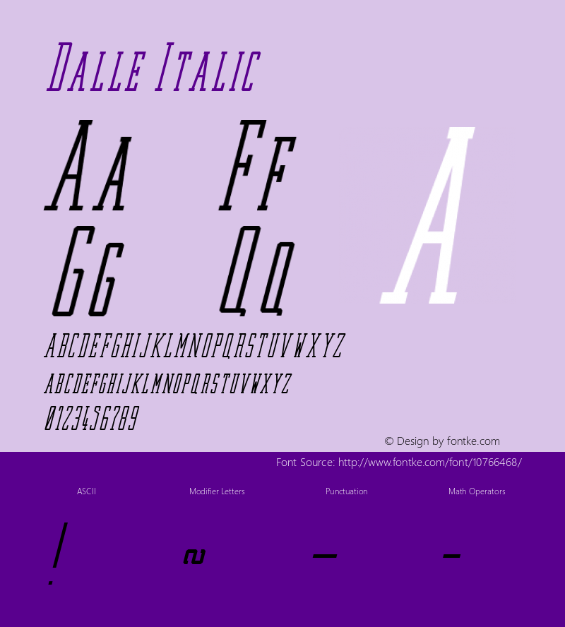 Dalle Italic Version 1.000图片样张