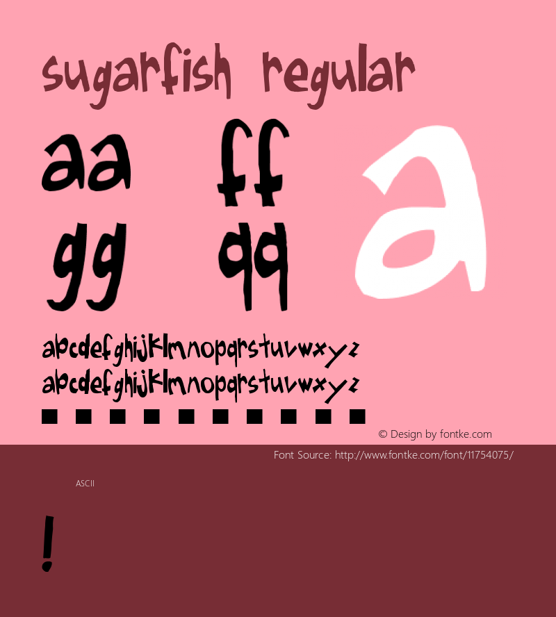 Sugarfish Regular Version 1.0图片样张