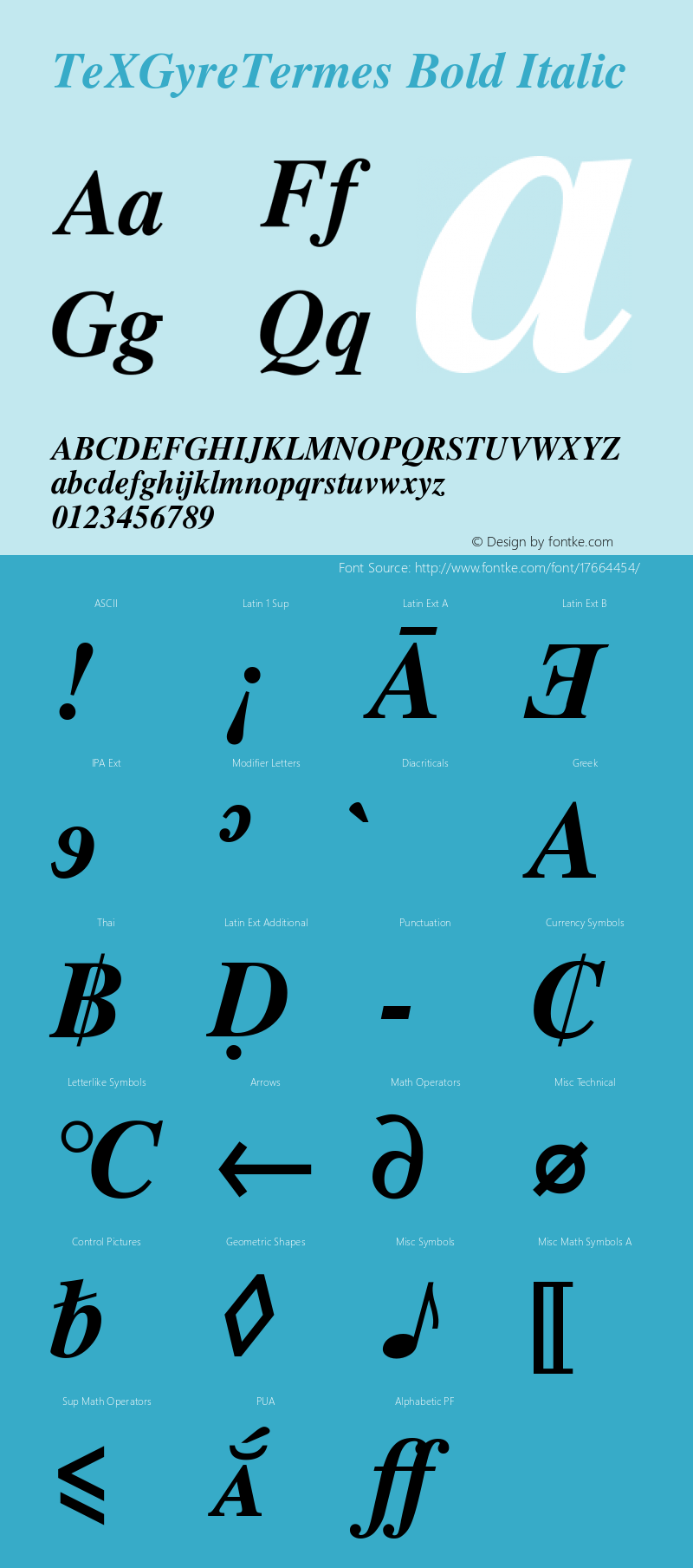 TeXGyreTermes Bold Italic Version 2.004;PS 2.004;hotconv 1.0.49;makeotf.lib2.0.14853图片样张