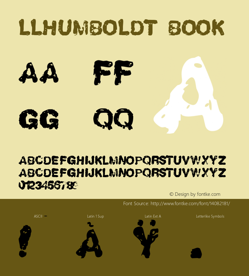 LLHumboldt Book Version Fontographer 4.7 14.图片样张