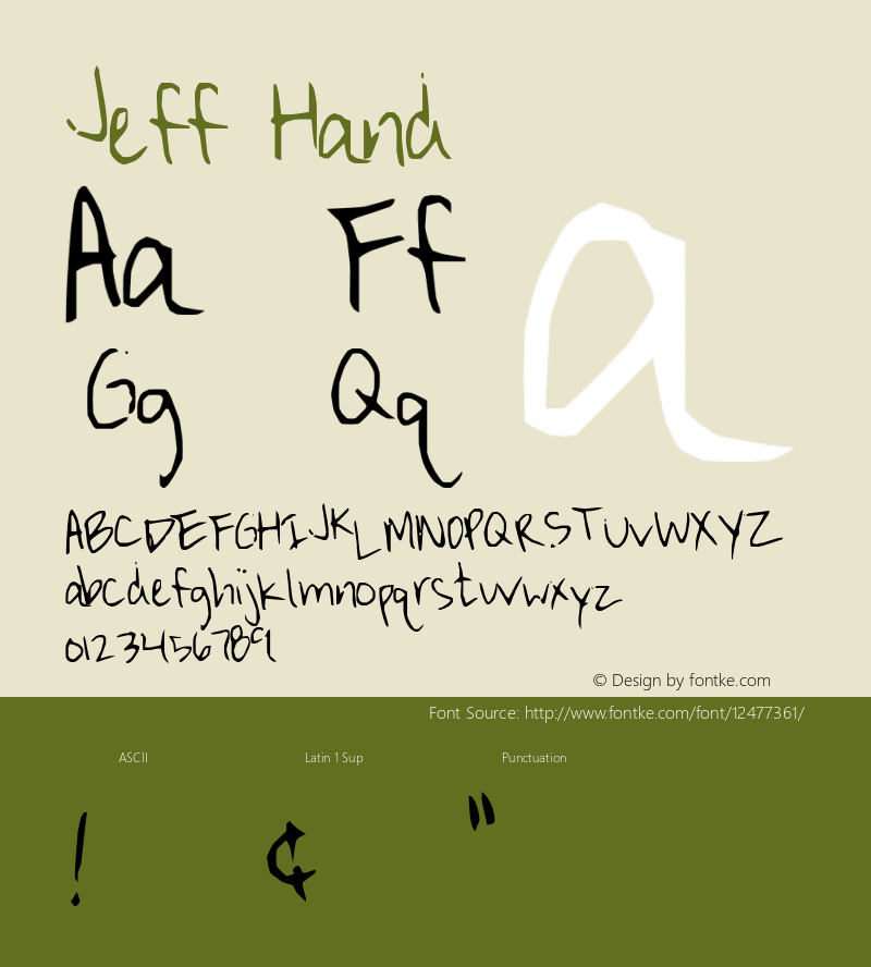 Jeff Hand 2000; 1.0, initial release图片样张