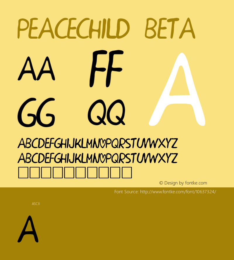 PEACECHILD BETA BETA图片样张