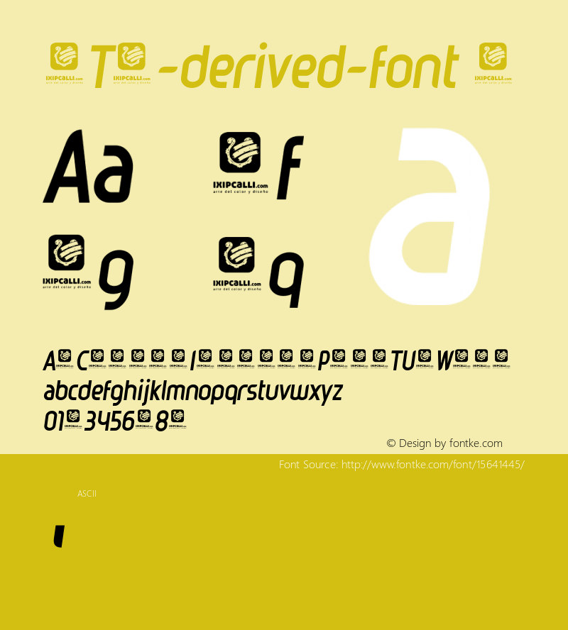 OTS-derived-font ☞ Version 1.0 Mayo 15, 2012;com.myfonts.easy.ixipcalli.bolta.bold-italic.wfkit2.version.3PJm图片样张