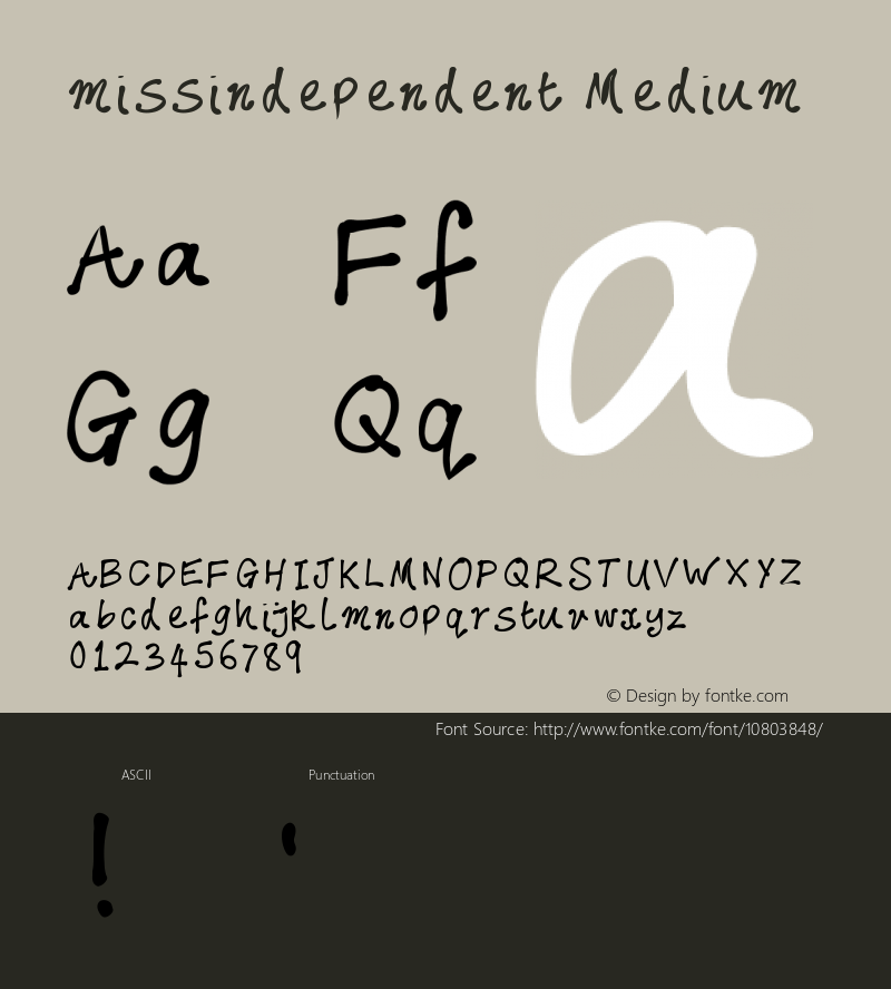 missindependent Medium Version 001.000图片样张