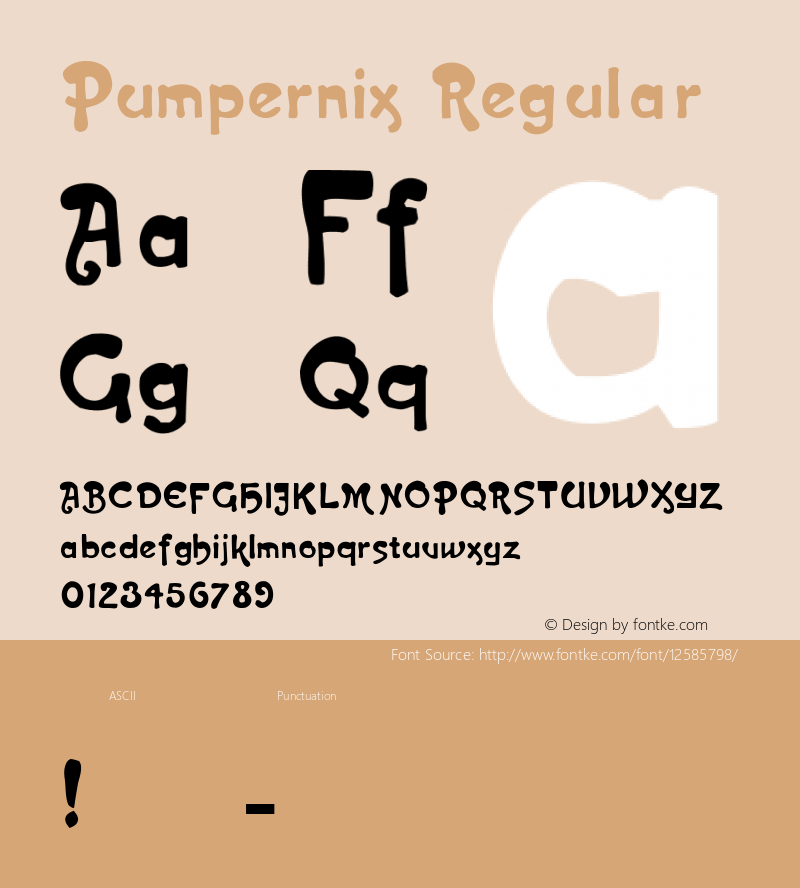 Pumpernix Regular 001.000图片样张