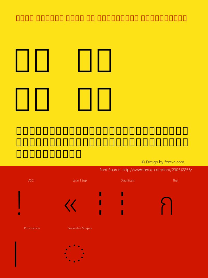 Noto Looped Thai UI Condensed ExtraLight Version 1.00; ttfautohint (v1.8) -l 8 -r 50 -G 200 -x 14 -D thai -f none -a qsq -X 