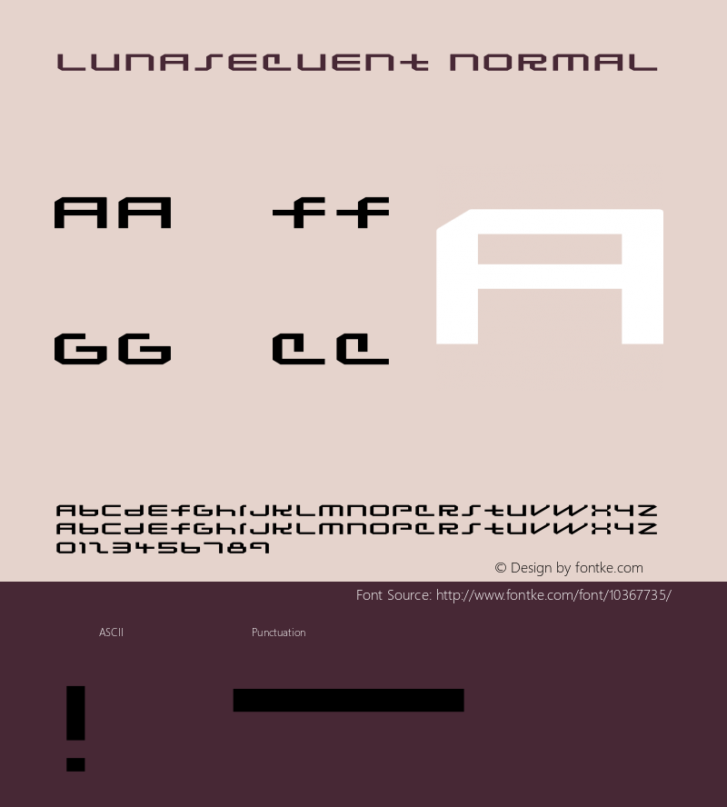 Lunasequent Normal 1.0 Sun Apr 13 19:15:43 1997图片样张