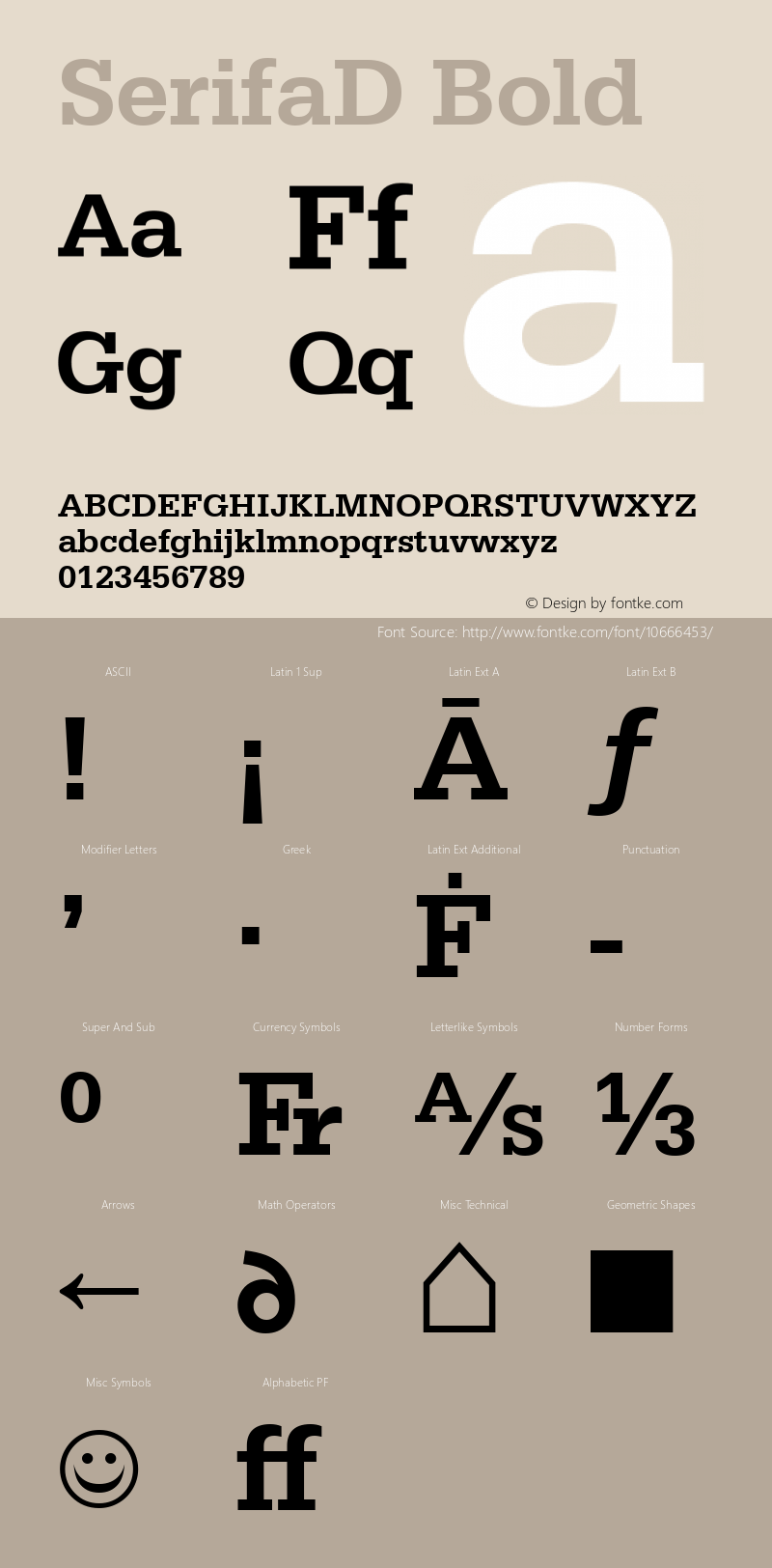 SerifaD Bold Version 1.10;com.myfonts.easy.urw.serifa.medium.wfkit2.version.3pn5图片样张