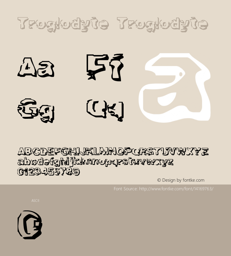 Troglodyte Troglodyte Version 2001; 1.2图片样张