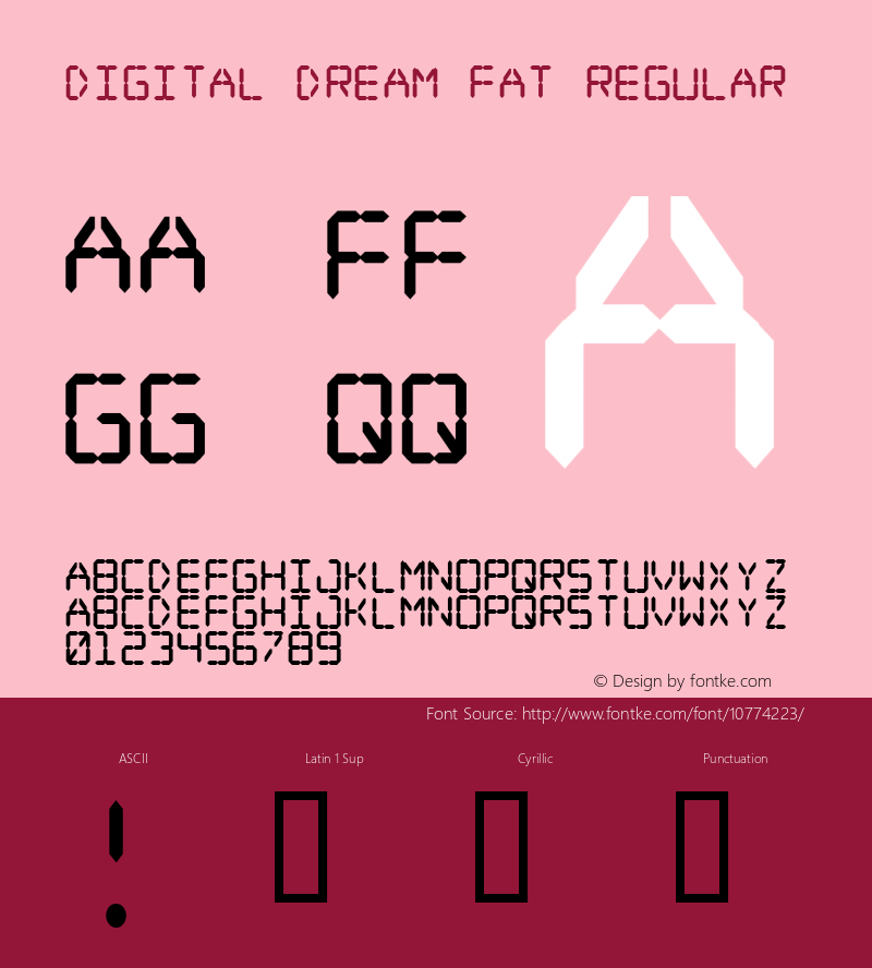 Digital dream Fat Regular 2图片样张