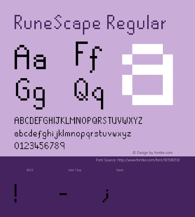 RuneScape Regular Version 1.00 August 3, 2004, initial release图片样张