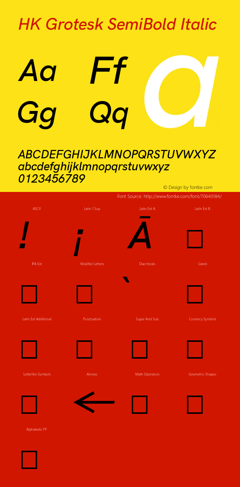 HK Grotesk SemiBold Italic Version 2.463图片样张