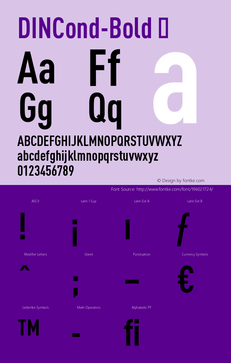 ☞DINCond-Bold Version 4.450; 2000; ttfautohint (v1.5);com.myfonts.easy.fontfont.ff-din.cond-bold.wfkit2.version.37Rs图片样张