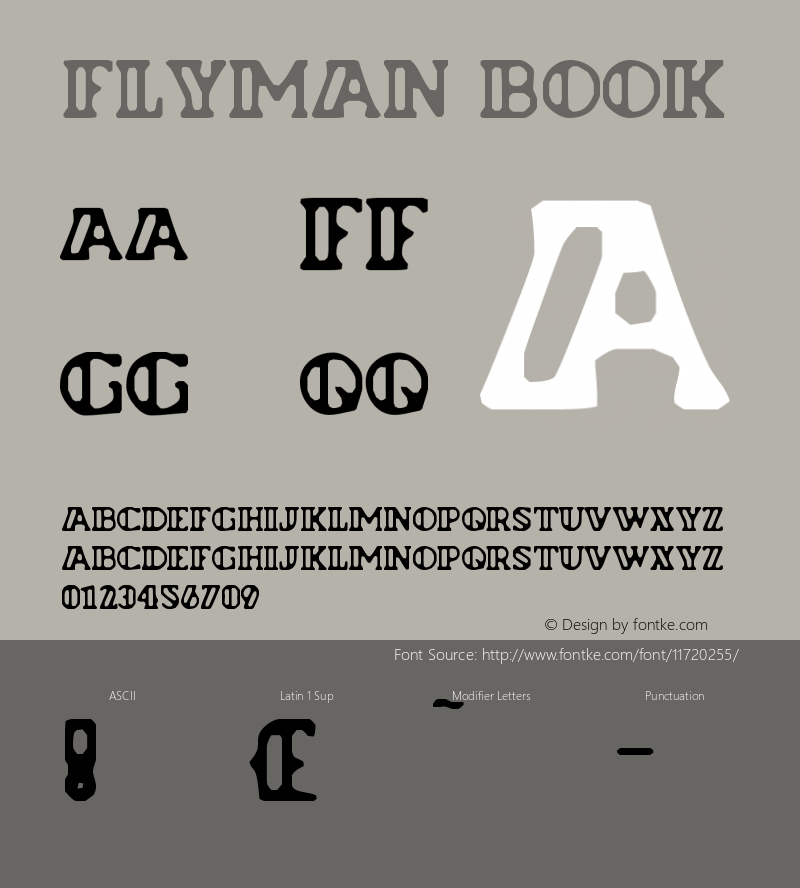 Flyman Book Version Macromedia Fontograp图片样张