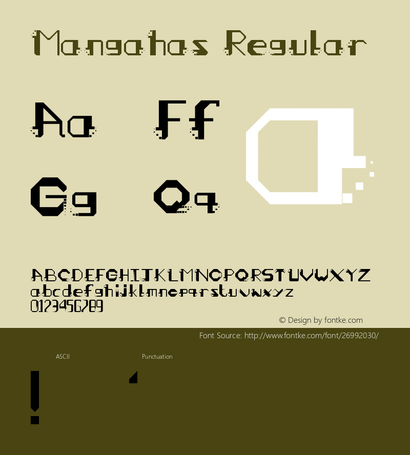 Mangahas Regular Version 1.0图片样张