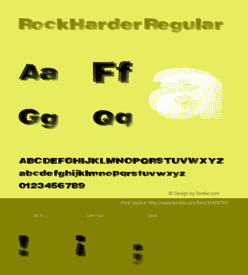 RockHarder Regular Version 1.00 June 10, 2012, initial release图片样张