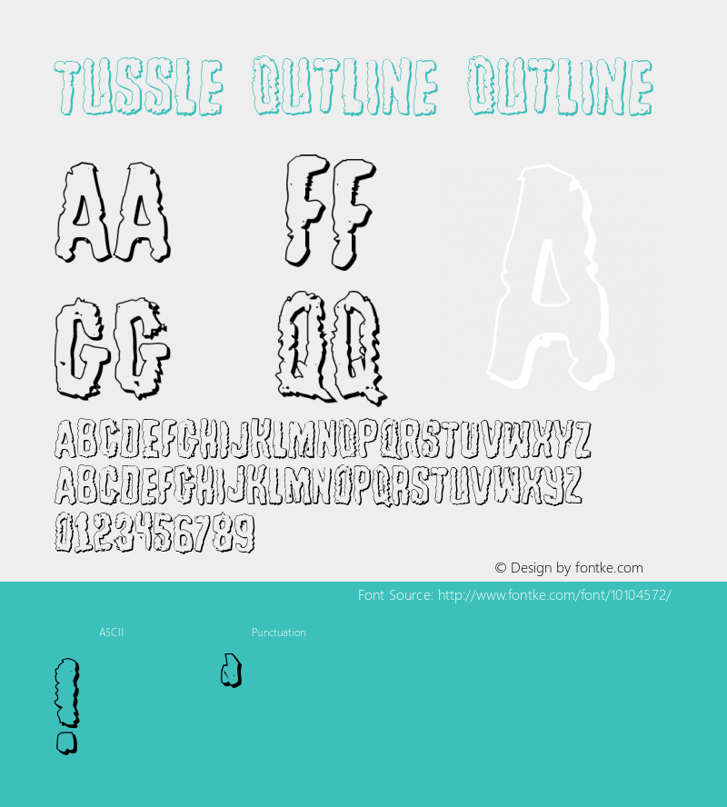 Tussle Outline Outline Unknown图片样张