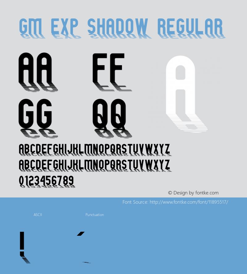 GM Exp Shadow Regular 1图片样张